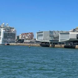 Centro Botín desde la bahía de Santader